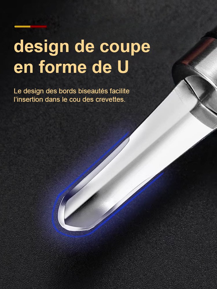 Pelle à dos en acier inoxydable