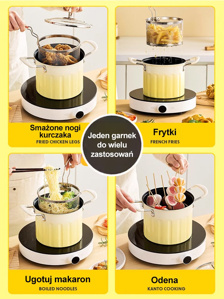 Frytownica o dużej pojemności z sitkiem