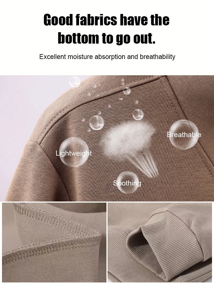 Fashionable Stand Collar Half Zip Chinese Cotton Sweatshirt