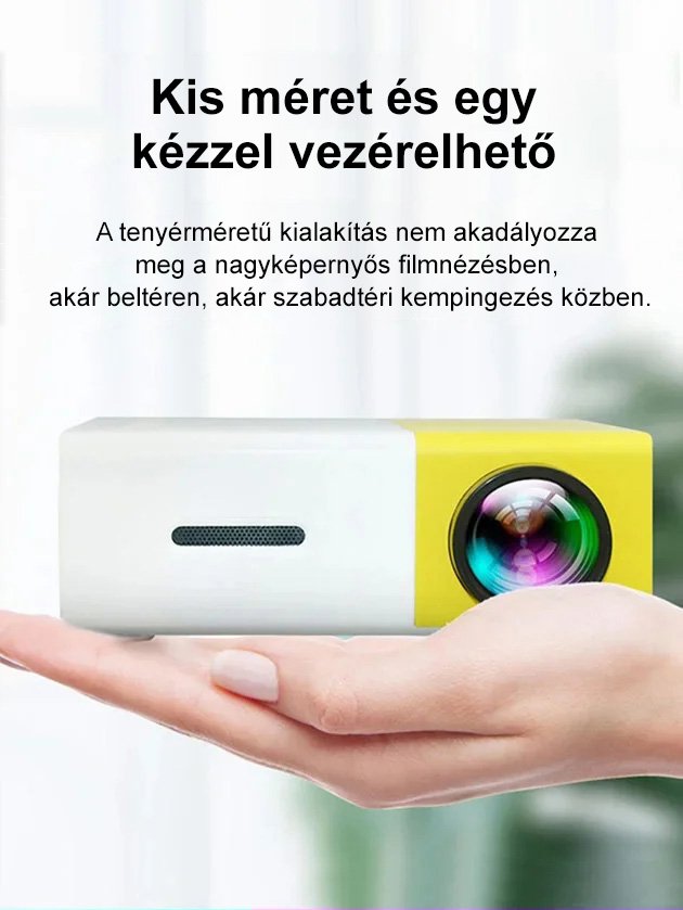 1080p felbontású Mini projektor