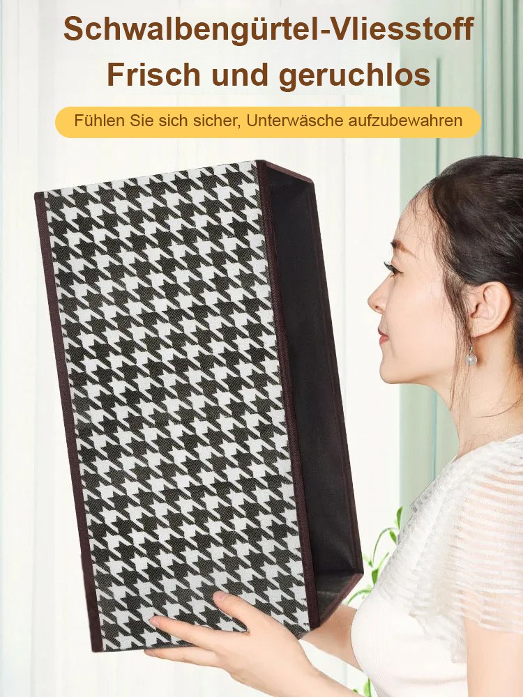 Houndstooth faltbare Aufbewahrungsbox