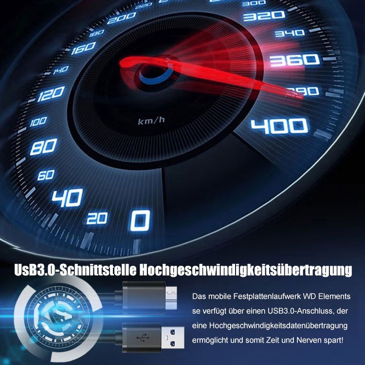 【TOSHIBA】Mechanische 2,5-Zoll-Mobilfestplatte