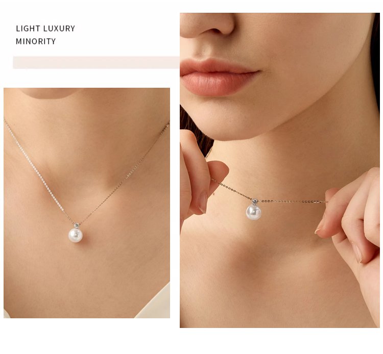 パールネックレス着用イメージ