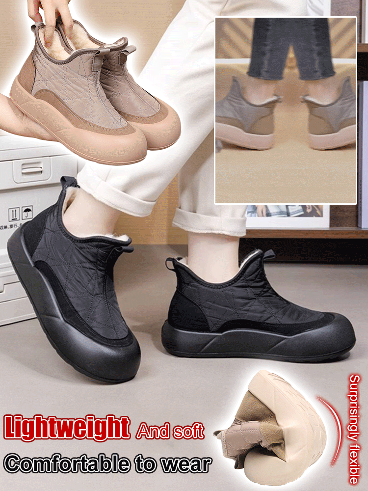 Winter warm sheep wool snow boots