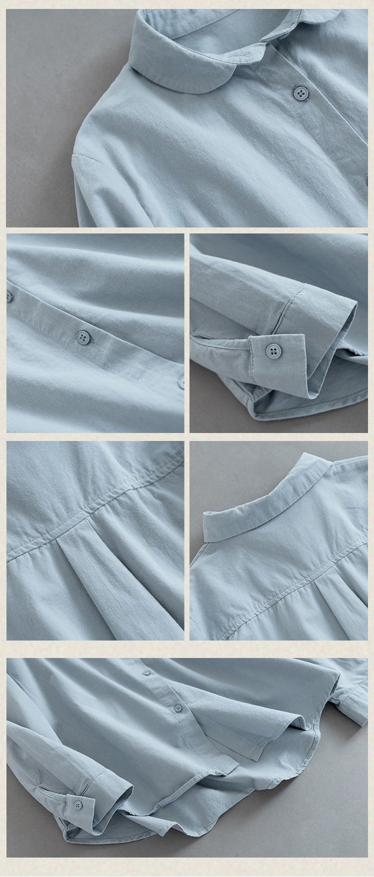 カジュアルコーデに最適な大人可愛いシャツ着用例