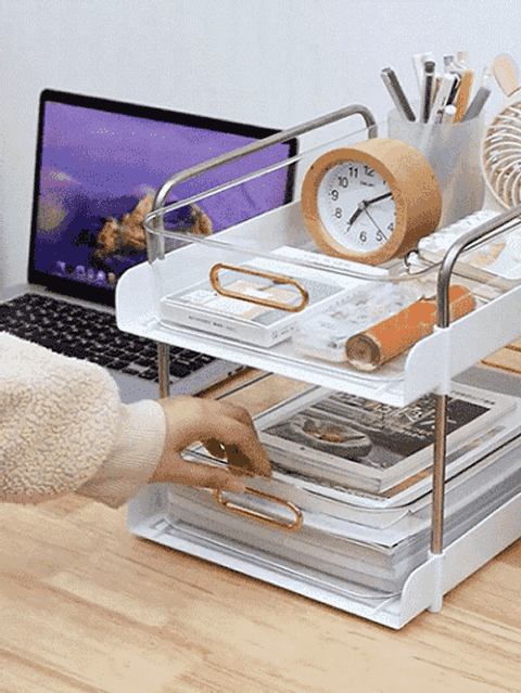 [다단 이동 바퀴] 럭셔리 가정용 수납 선반