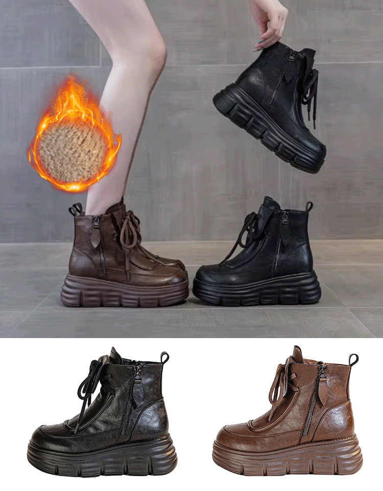 本革マーチンブーツ