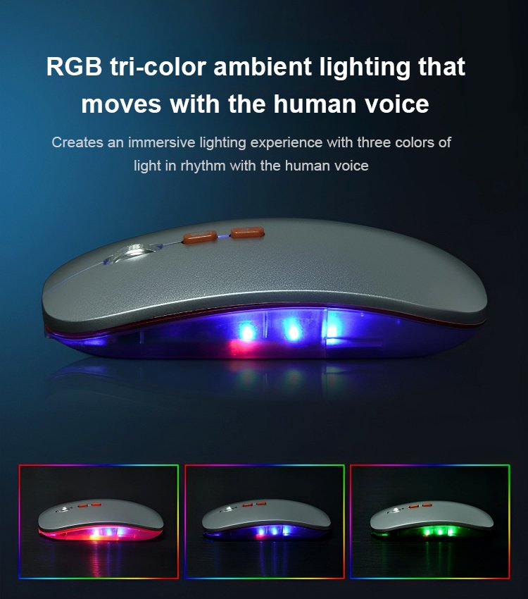 [Smart AI] Dual-mode Smart AI Bluetooth Wireless Mouse