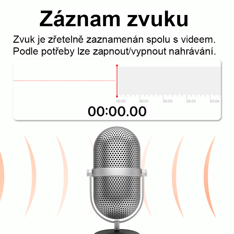 Trojitý HD WiFi palubní kamera