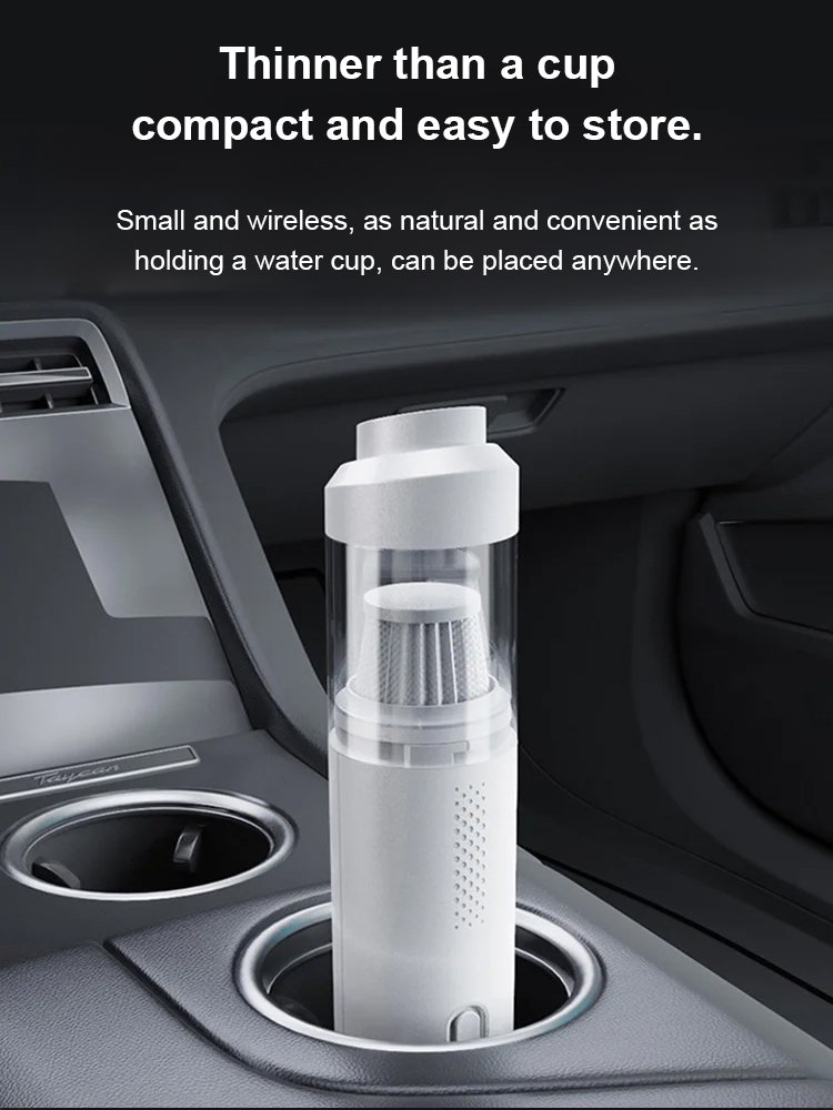 [Fanttik same style] Car wireless charging vacuum cleaner