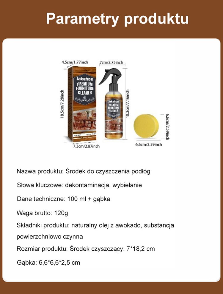 [Dekontaminacja i rozjaśnienie] Jakehoe Floor Cleaner