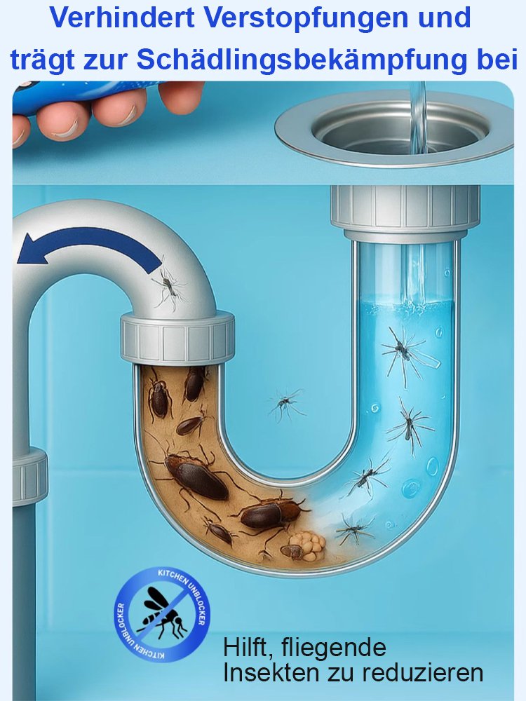 Rohrreiniger mit starker Lösungskraft