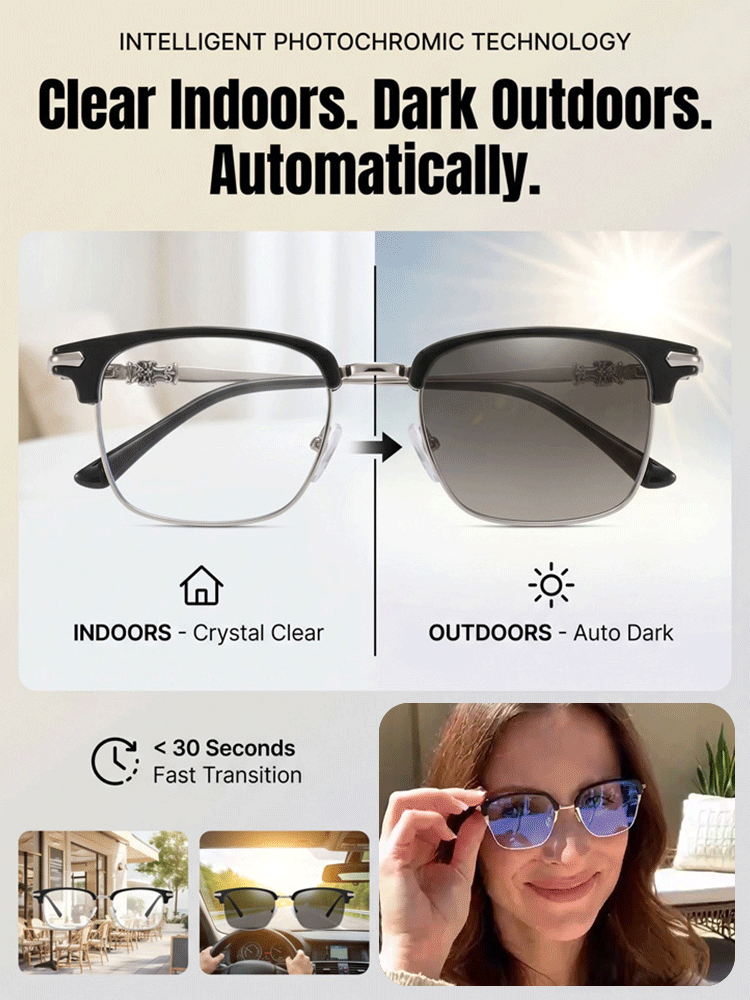 Retro fashion anti-blue light glasses