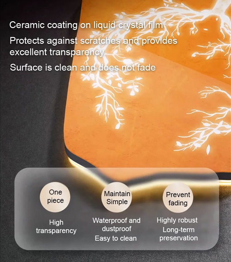 Acrylic Decorative Painting Clock