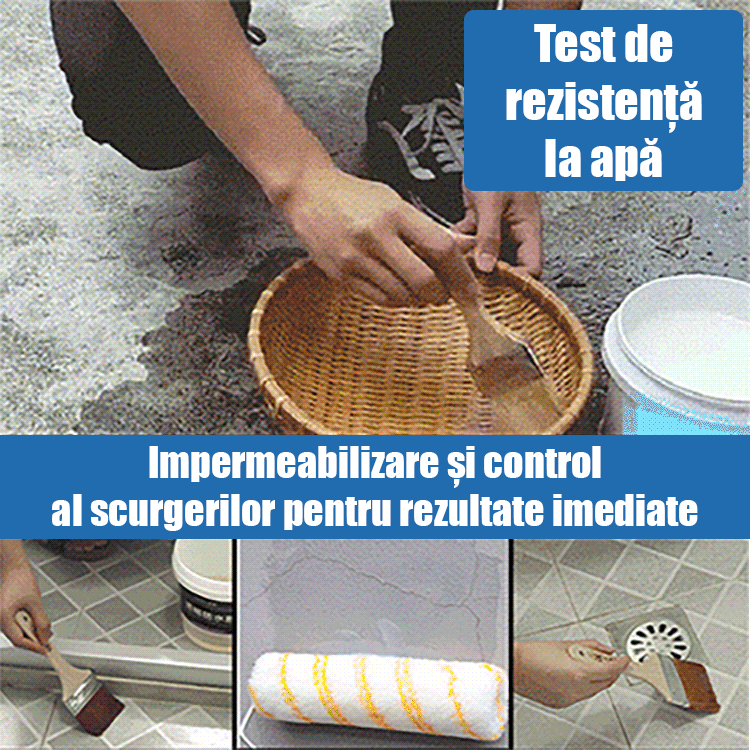 Adeziv transparent pentru impermeabilizare