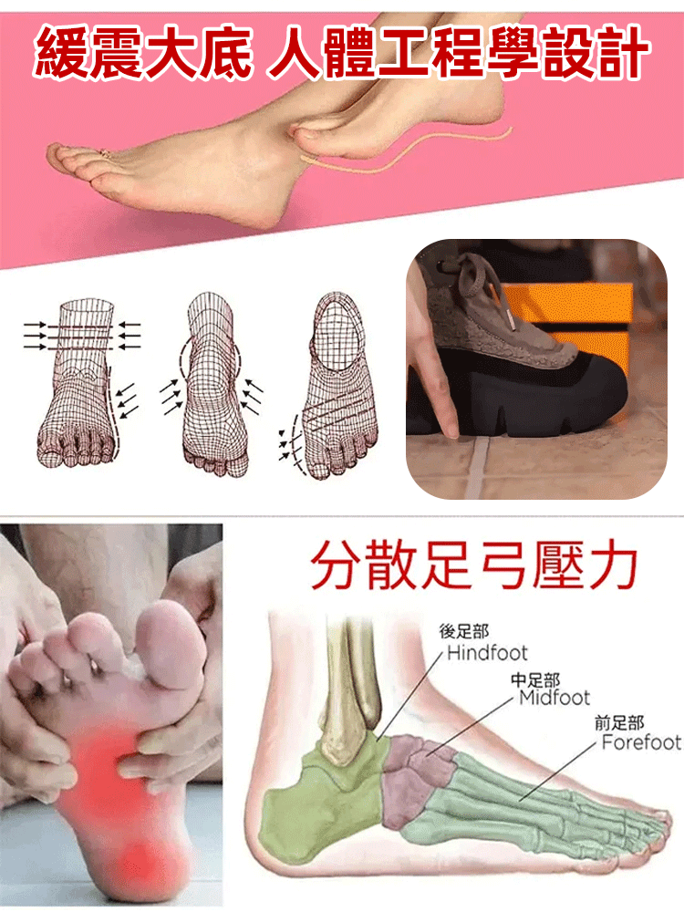 增高4cm厚底羊羔絨防滑短靴