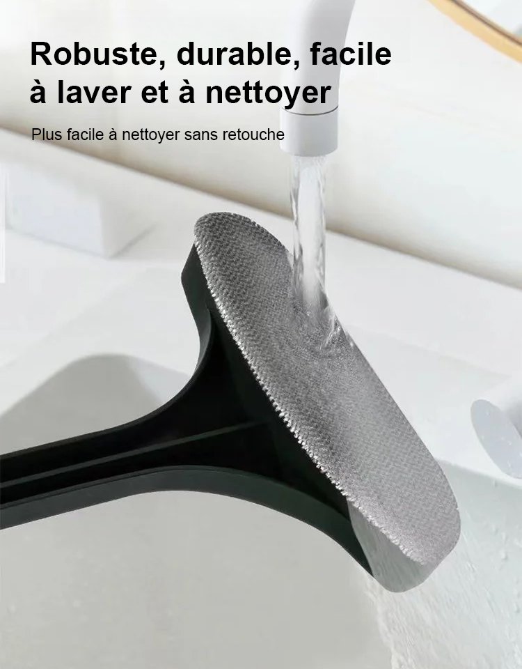 Brosse ménagère multifonctionnelle 2 en 1 pour le nettoyage des écrans
