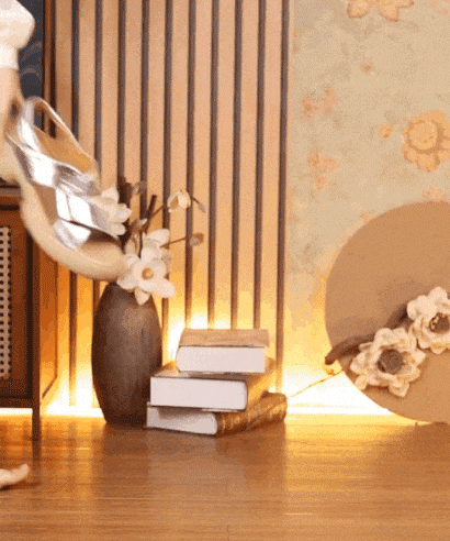 編み込み厚底サンダル