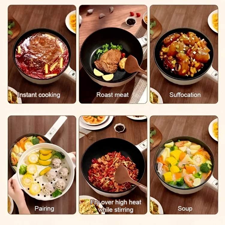 Multifunktionaler intelligenter integrierter elektrischer Wok