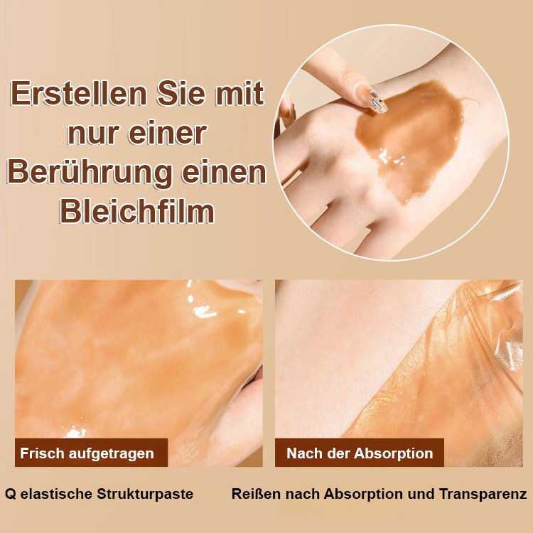 【Tiefenreinigung ohne Reizung】Geeignet für empfindliche Haut - Aufhellende Peel-Off-Maske