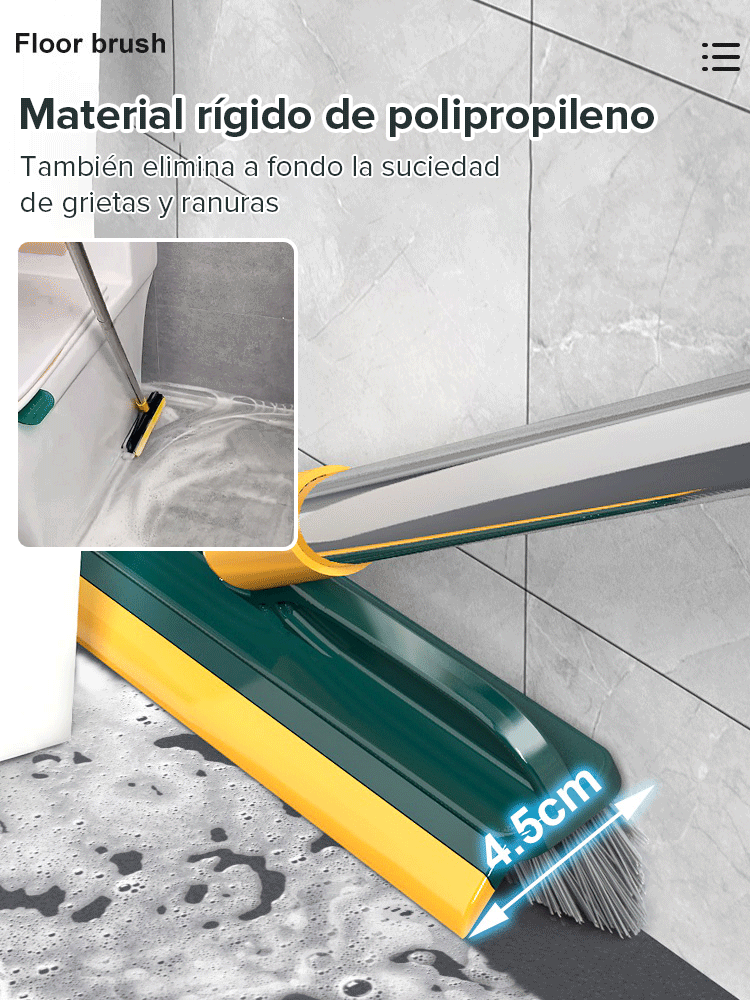 Cepillo limpiador con limpiacristales