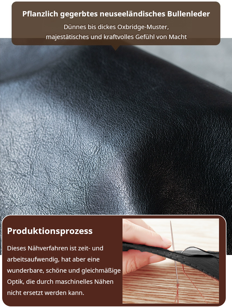 Umhängetasche aus Leder mit großem Fassungsvermögen