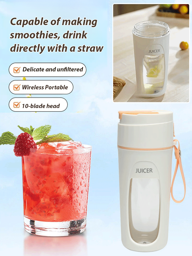 Portable Ten-Blade Wireless Juicer Cup