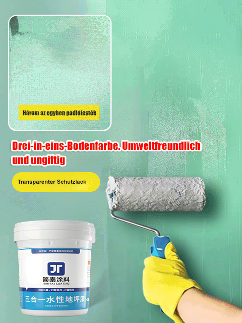 Ungiftige, umweltfreundliche 3-in-1-Bodenfarbe