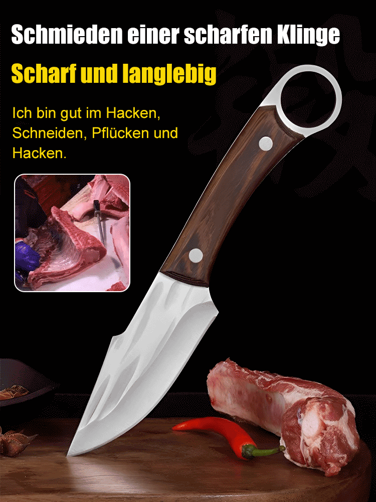 Antikes geschmiedetes Ausbeinmesser