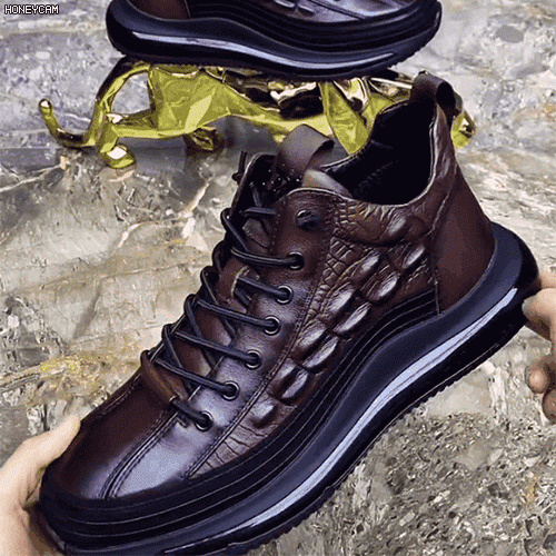 Italian Crocodile Pantofi casual pentru bărbați