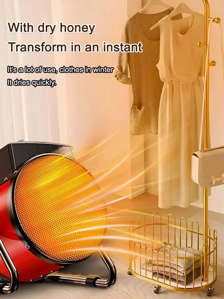 High power energy saving small steel cannon electric heater