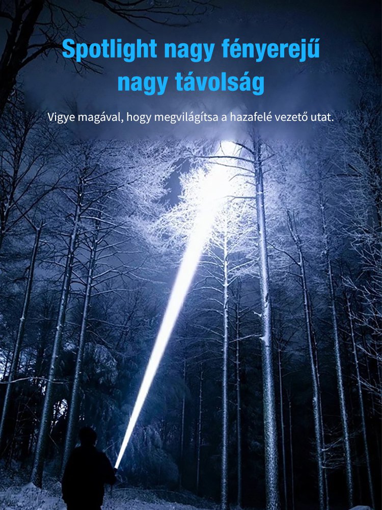 Fehér lézeres nagy hatótávolságú fáklya