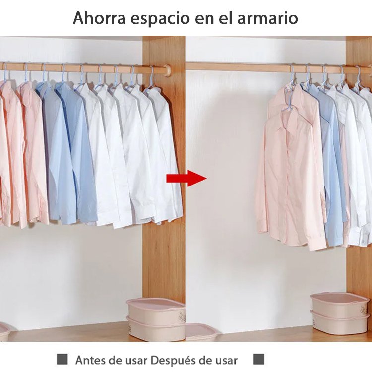 Se puede superponer para conectar el gancho de la percha