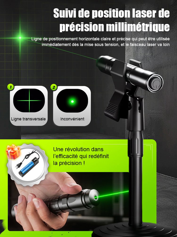 Appareil de positionnement laser d'ingénierie