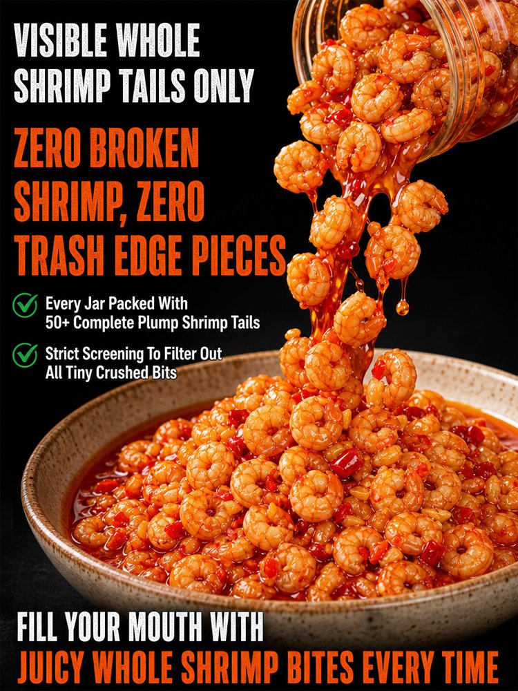 Premium Garlic Shrimp Jar