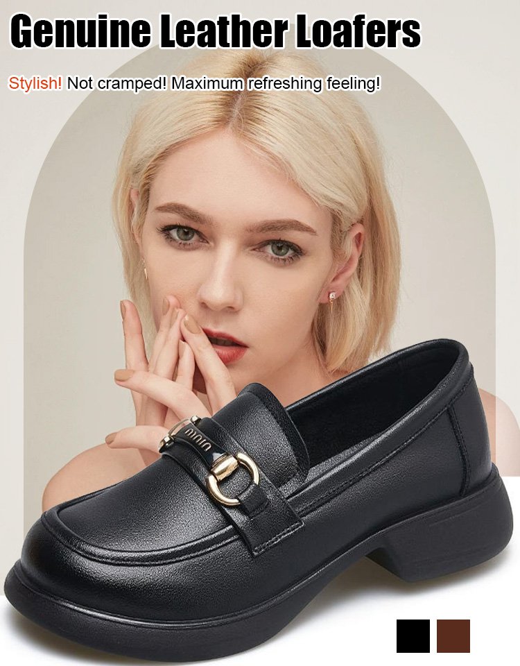 British-style soft-soled non-slip loafers for women