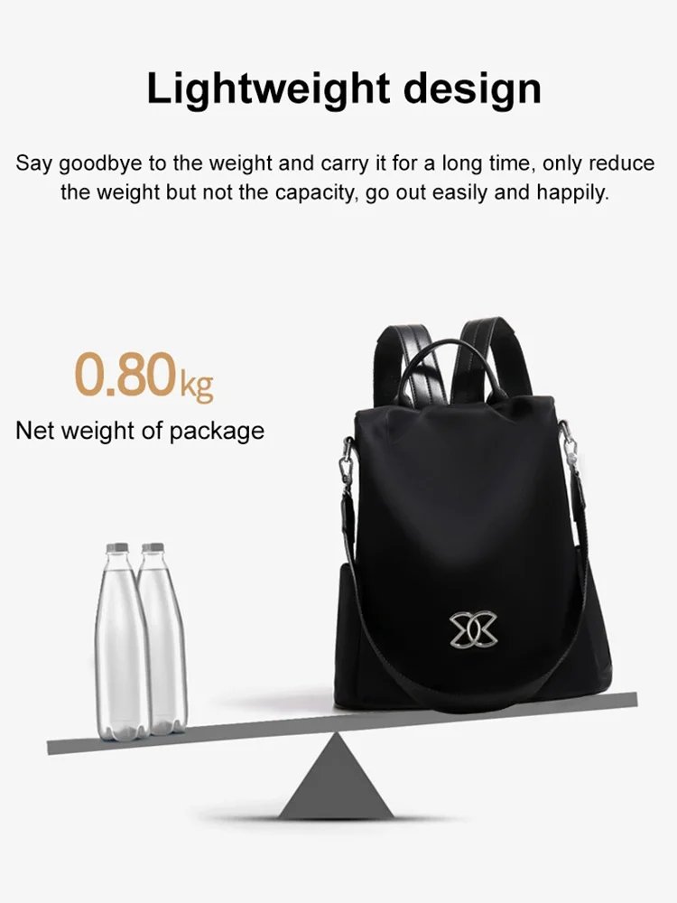 Multi-functional leisure shoulder bag