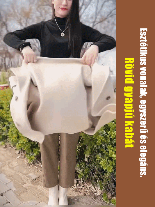 Rövid gyapjú kabát