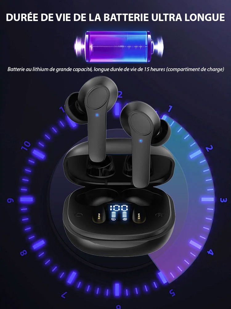 Casque de traduction en temps réel Bluetooth Smart Voice