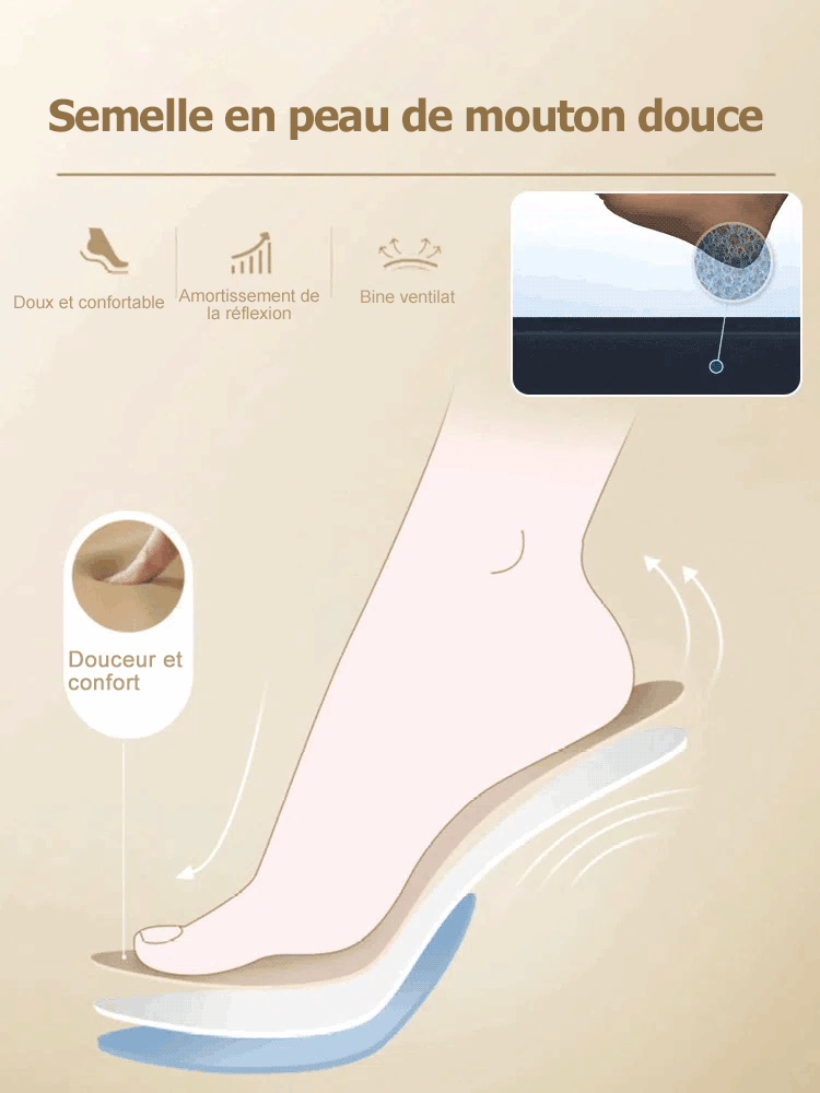 Bottes de chaussettes à deux vêtements extensibles de style britannique pour femmes