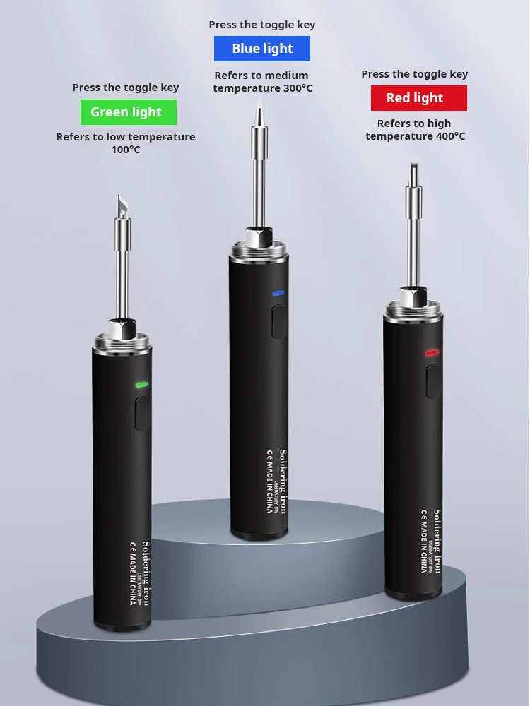Wireless  Rechargeable Soldering Iron Set