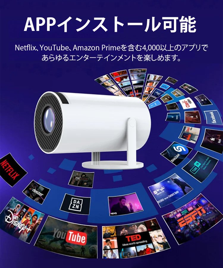 高画質ミニプロジェクター