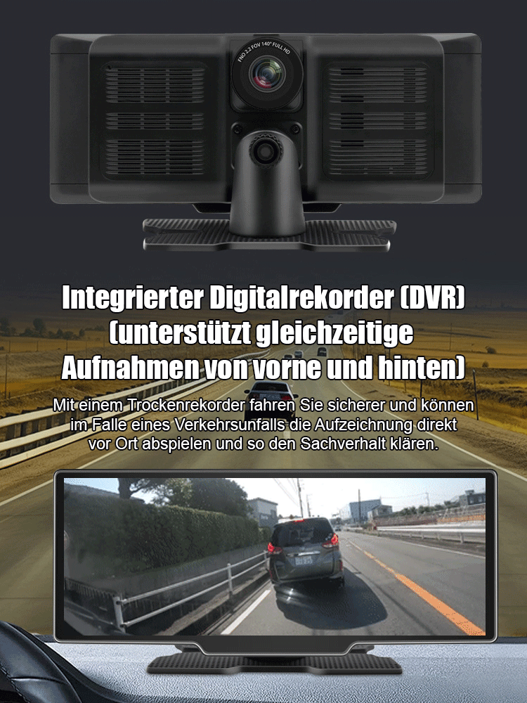 Kabellose Spiegelung der Navigations-App fürs Auto