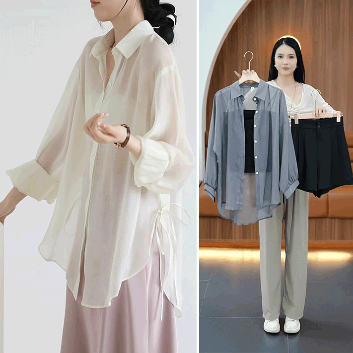 UV対策・シアーシャツ