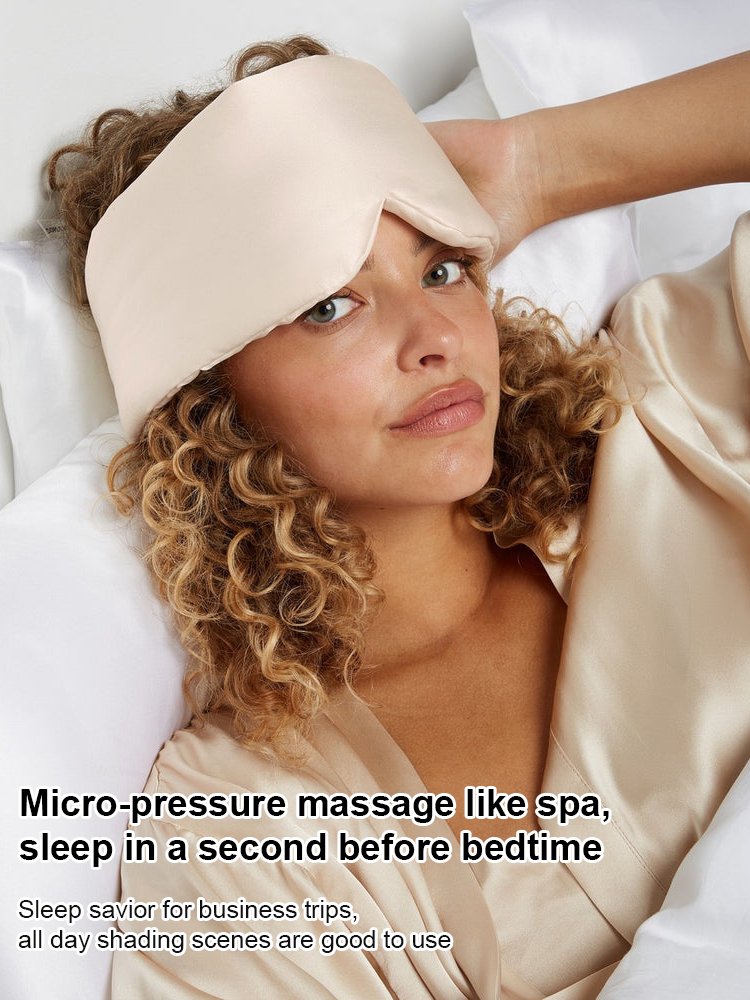 Dual Sensation Cool & Warm Full-Coverage Space Capsule Sleep Mask