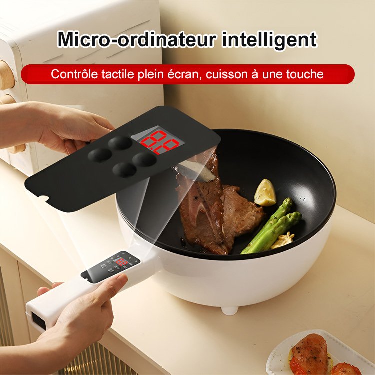 Wok électrique tout-en-un intelligent multifonctionnel