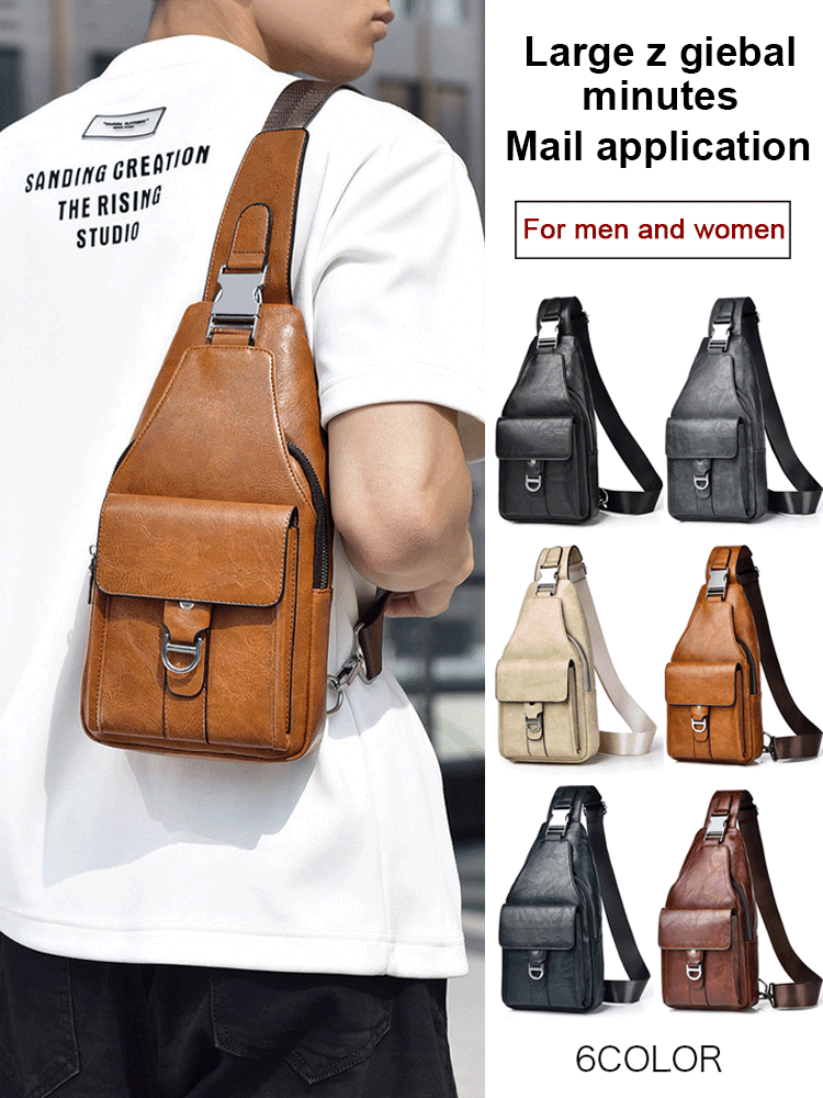 genuine leather  crossbody bag