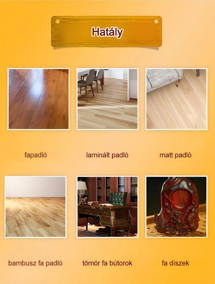 Padlótisztító és karbantartó szer