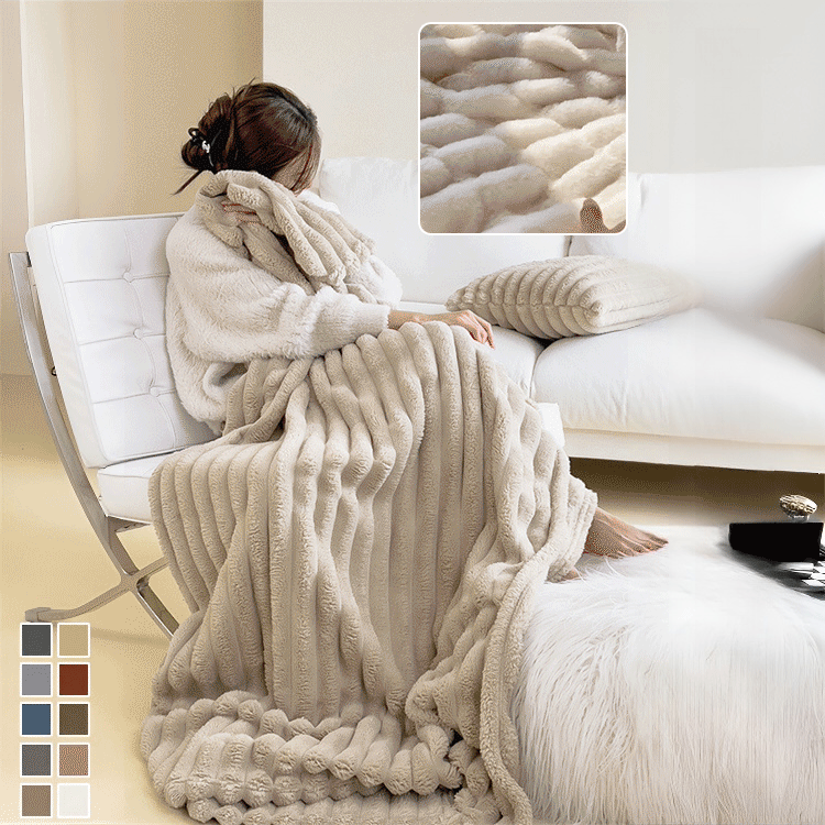 Manta de franela de alta calidad engrosada para mantener el calor