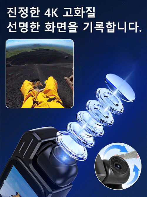 【포켓 미니 카메라】스크린이 있는 휴대용 기록 계기